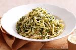 Italian Pasta With Tuscan Cabbage Pesto Recipe Dinner