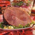 American Sowper Glazed Ham Dinner