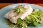 Ginger And Chilli Steamed Fish With Cucumber And Tatsoi Salad Recipe recipe