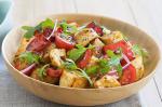 British Warm Potato And Capsicum Salad Recipe Appetizer