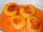 American Baked Peach Dessert