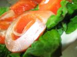 American Freshly Salted Salmon Appetizer