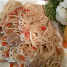 American Red Pepper and Sausage Pasta Dinner