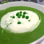 Canadian Soup is Easy Pesto and Small Peas Appetizer