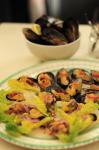 American Mussels Three Ways Appetizer