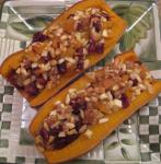 Canadian Delicata Squash Stuffed With Dried Fruit and Nuts Appetizer