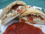 American Calzones With Pasta Sauce Appetizer