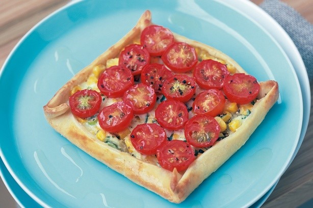 British Tomato Ricotta And Corn Tarts Recipe Appetizer