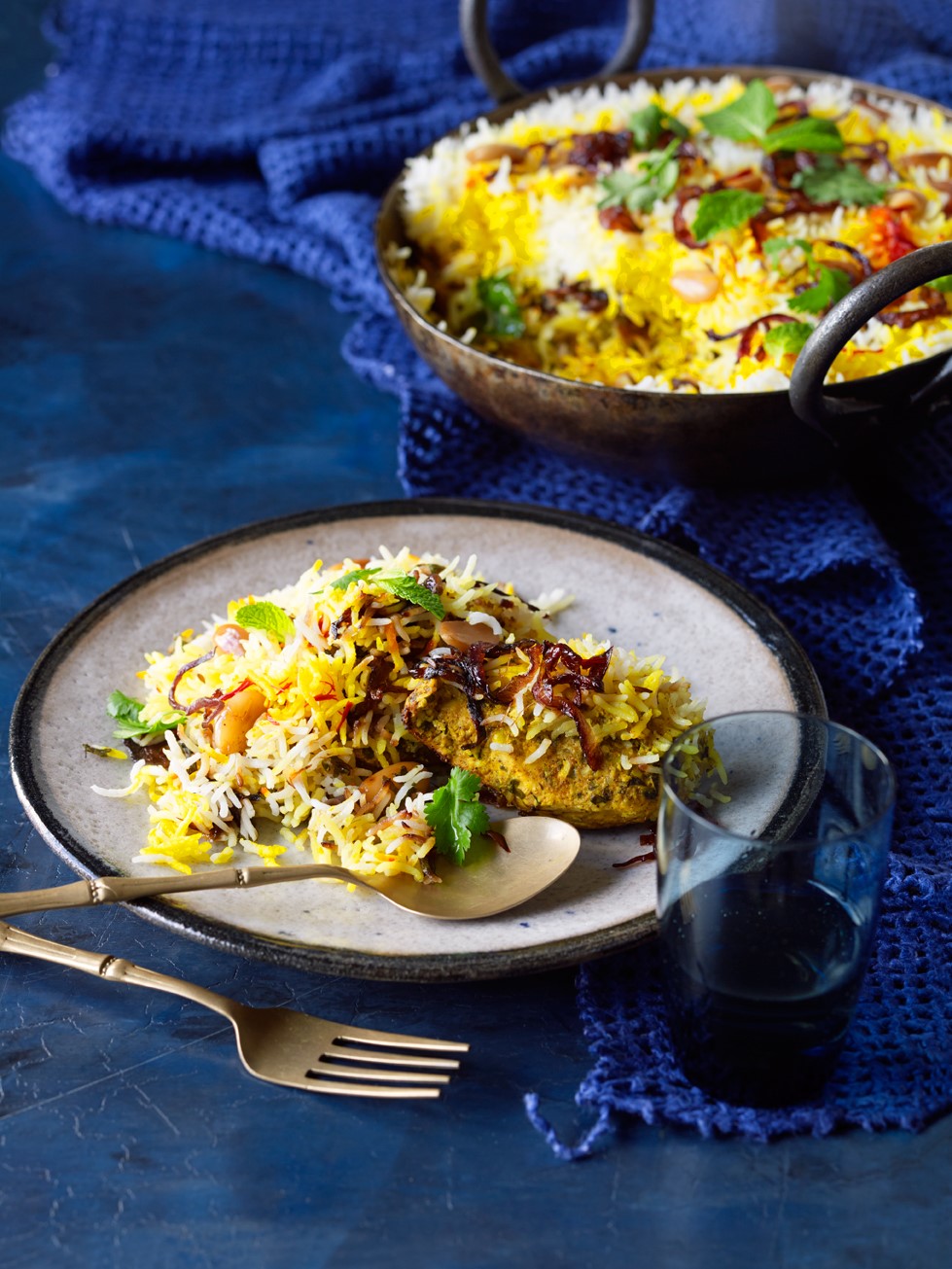 Indian Hyderabadistyle Chicken Biryani Appetizer