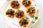 Canadian Grape Tomato And Tapenade Tarts Recipe Appetizer