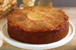 Canadian Upsidedown Spiced Honey And Apple Cake Recipe Dessert