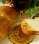 French Parmesan and Garlic Dipping Oil Appetizer