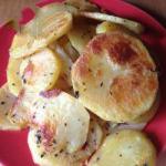 French Potato Slices from the Oven Appetizer