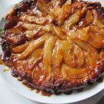 French Tarte Tatin with Pears and Apples Dessert