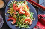 Chinese Prawn and Snow Pea Sprout Noodles Recipe Appetizer
