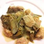 American Morsels of Pork to Artichokes Appetizer
