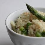 American Risotto with Asparagus and Bacon 1 Appetizer