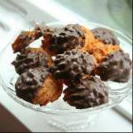 Coconut Biscuit with Chocolate Glaze recipe