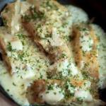 American Plaice Fried with Cheese Appetizer