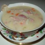 Potato Cream Soup with Sausage recipe