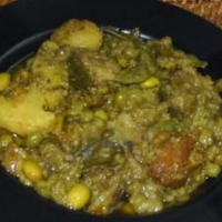 Pakistani Oondhiyu Appetizer