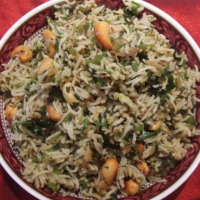 Pakistani Spinach Masala Pongal Dinner