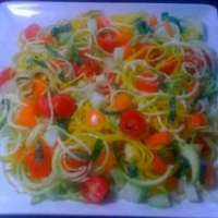 Canadian Zucchini Beet Pasta Salad Appetizer