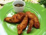 American Coconut Chicken Fingers With  Minute Mango Chutney Appetizer