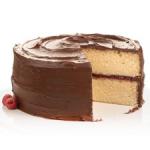 American Golden Vanilla Cake Dessert