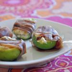 Canadian Goat Cheese Stuffed Figs Wrapped in Prosciutto BBQ Grill
