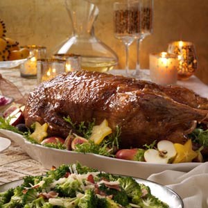 Canadian Roast Goose with Sweet Glaze Appetizer