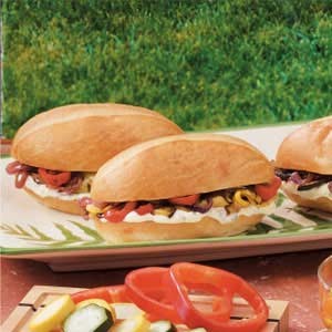 Canadian Roasted Veggie Sandwiches Appetizer