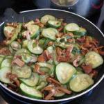 American Fricassee of Courgettes Chanterelles Appetizer