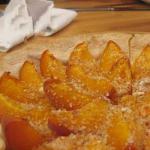 American Tart with Apricots and the Almond Powder Dessert