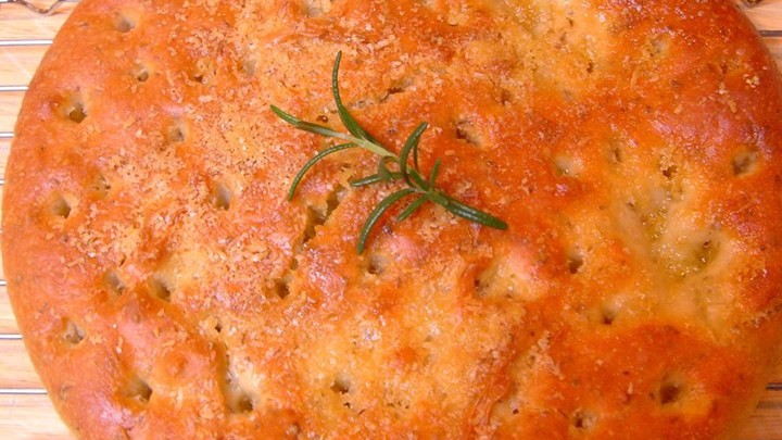 British Parmesan Focaccia Bread Recipe Appetizer