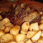 American Leg of Lamb Roasted with Potatoes Appetizer