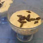 American Mousse of Sweet Milk with Chocolate Chips Dessert