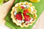 American Roasted Baby Tomato And Olive Ricotta Tarts Recipe Appetizer