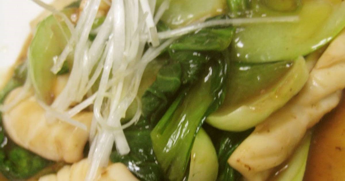 Chinese Chinese Style Squid and Bok Choy with Oyster Sauce 1 Dinner
