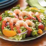 American Shrimp Romaine Salad Appetizer