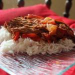 Chadian Carne Mechada venezuelan Beef Simmered in a Tomato Sauce Dinner