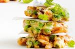 American Green Peas And Ham Fritters Recipe Dinner