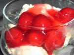 American Ice Cream With Cherries 1 Dessert