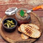 Canadian Terrine of Duck Liver in a Jar Appetizer
