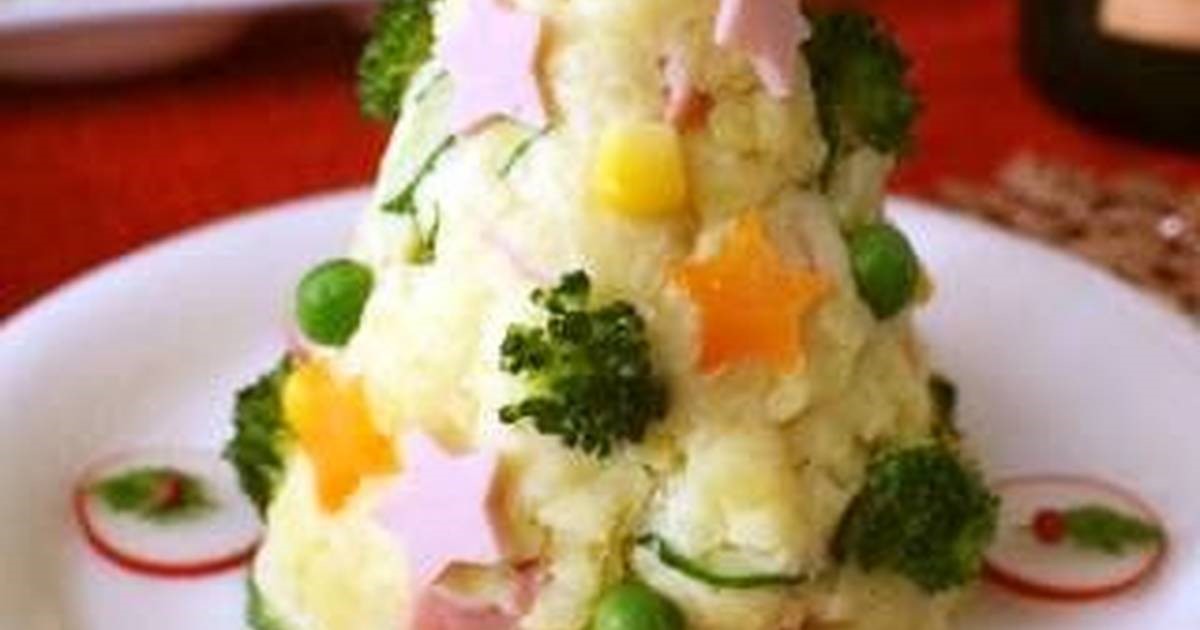 American Potato Salad Christmas Tree 2 Dinner