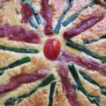 Quiche Asparagus and Country Ham recipe