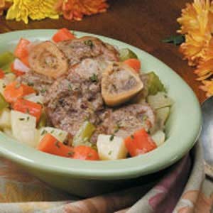 American Veal Shank Fricassee Appetizer