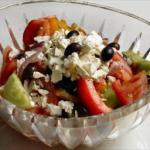 Greek Traditional Greek Salad Appetizer