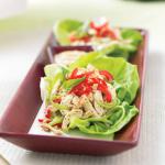 Thai Thai Basil Turkey Wraps Appetizer