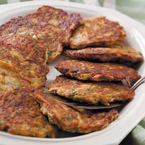 American Zucchini and Potato Pancakes Appetizer